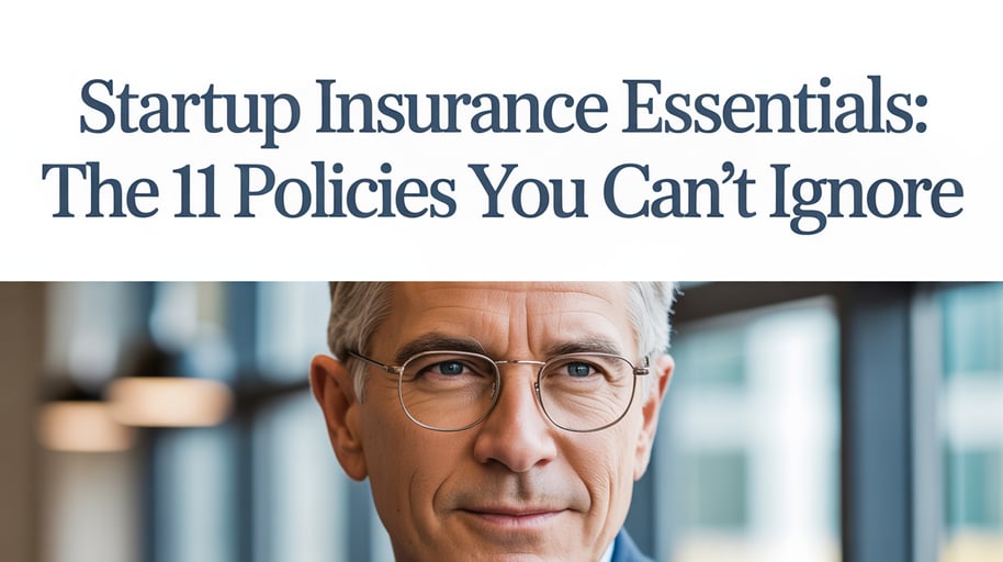 Startup Insurance Essentials: The 11 Policies You Can't Ignore.